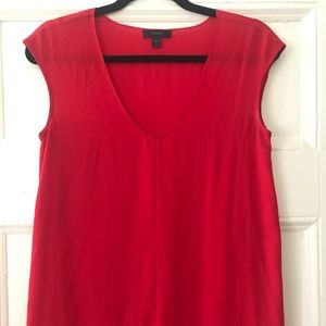 J.Crew Silk U-Neck Top